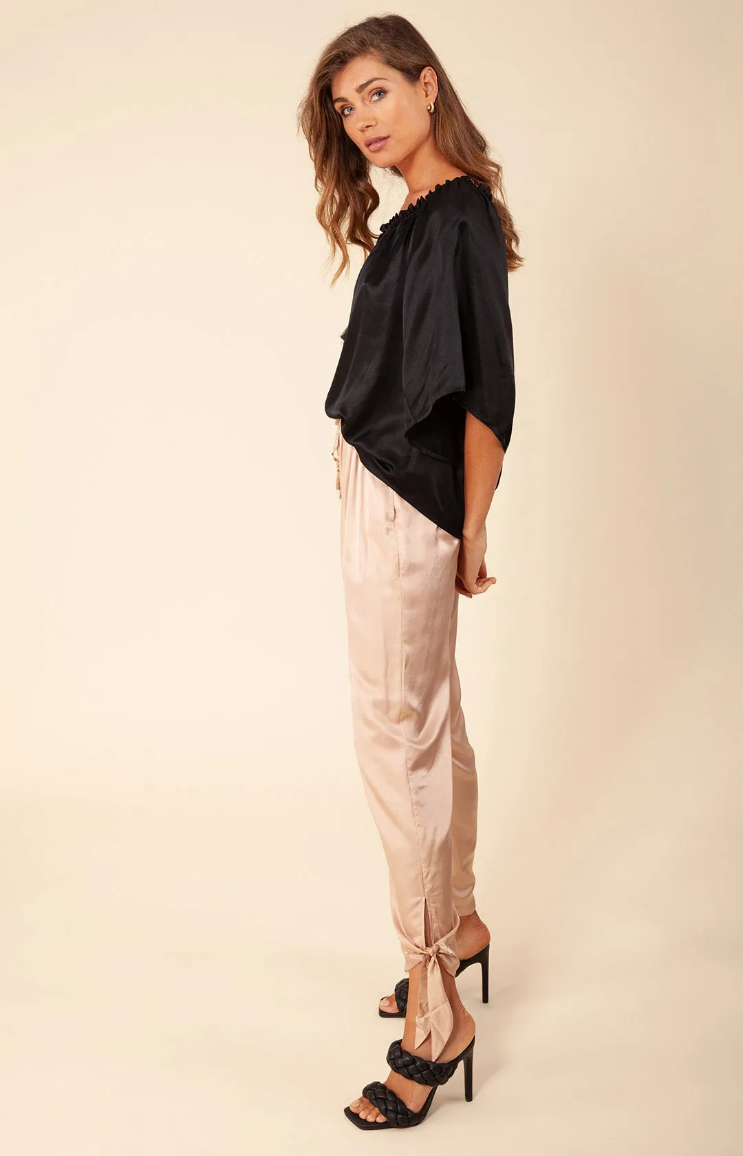 Lolita Solid Silk Top