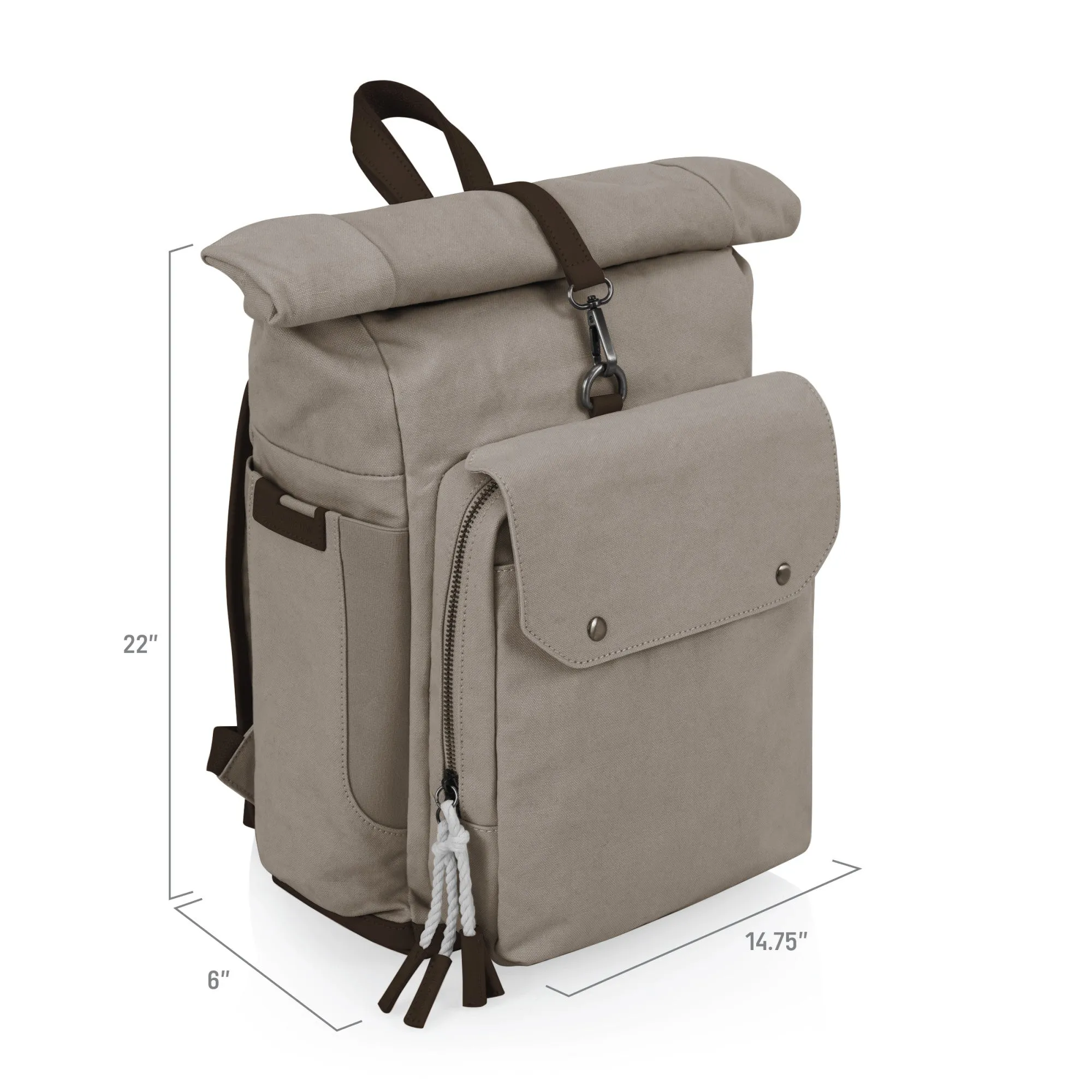 Los Angeles Chargers - Carmel Roll Top Picnic Backpack Cooler