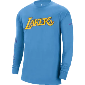 Los Angeles Lakers Courtside Men's Nike NBA Long-Sleeve T-Shirt