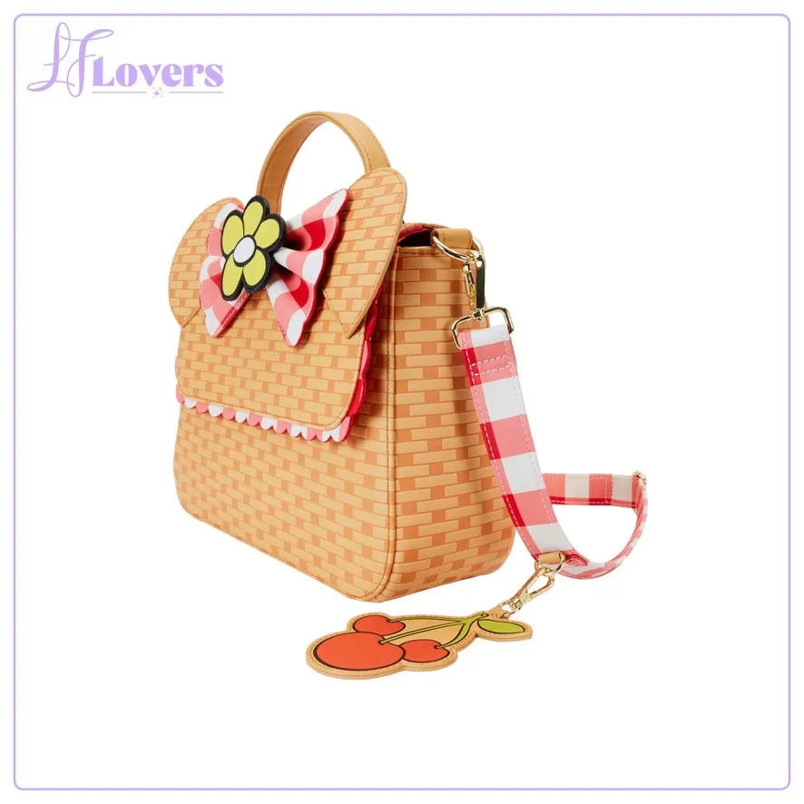 Loungefly Disney Minnie Mouse Picnic Basket Crossbody