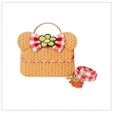 Loungefly Disney Minnie Mouse Picnic Basket Crossbody