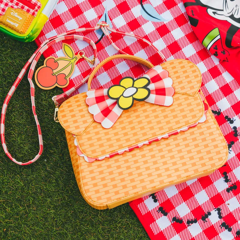 Loungefly Disney Minnie Mouse Picnic Basket Crossbody