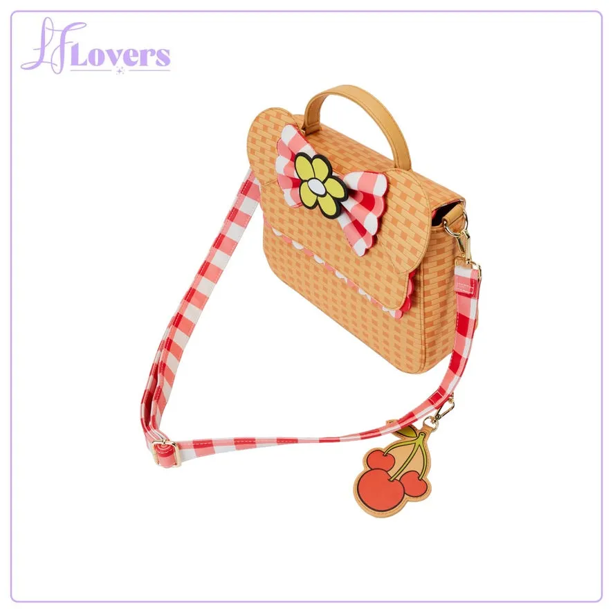 Loungefly Disney Minnie Mouse Picnic Basket Crossbody