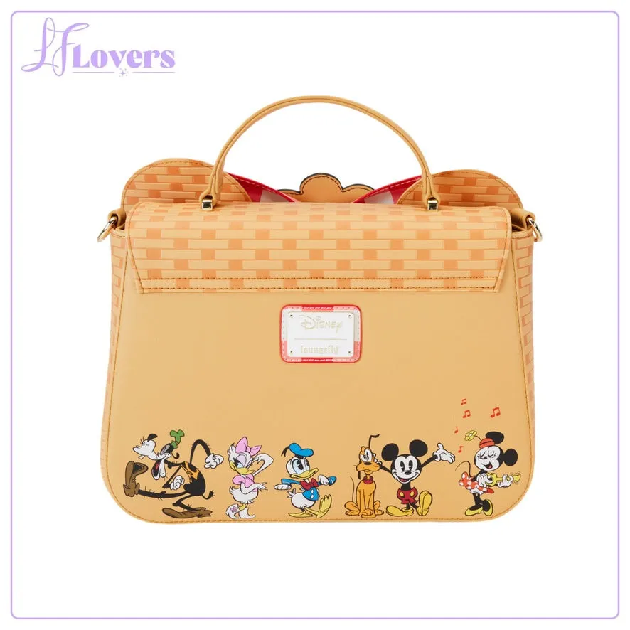 Loungefly Disney Minnie Mouse Picnic Basket Crossbody
