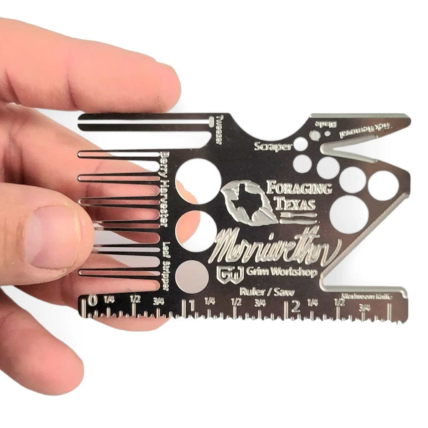 Mark Merriweather Foraging Card : Credit Card Size Wild Edibles Foraging Kit