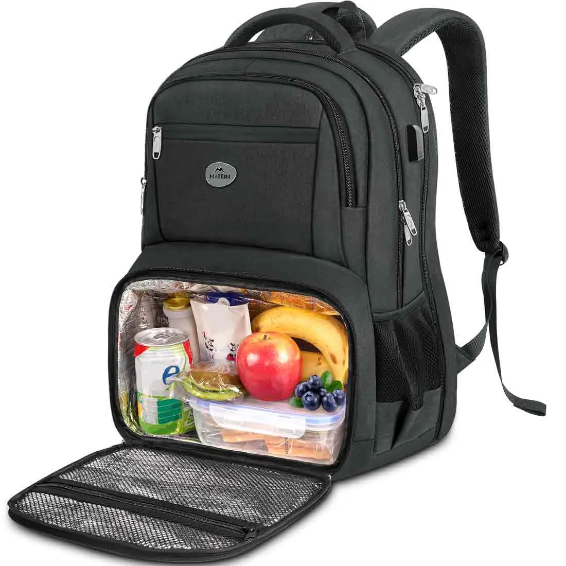 Matein 17 Inch Lunch Backpack for Men