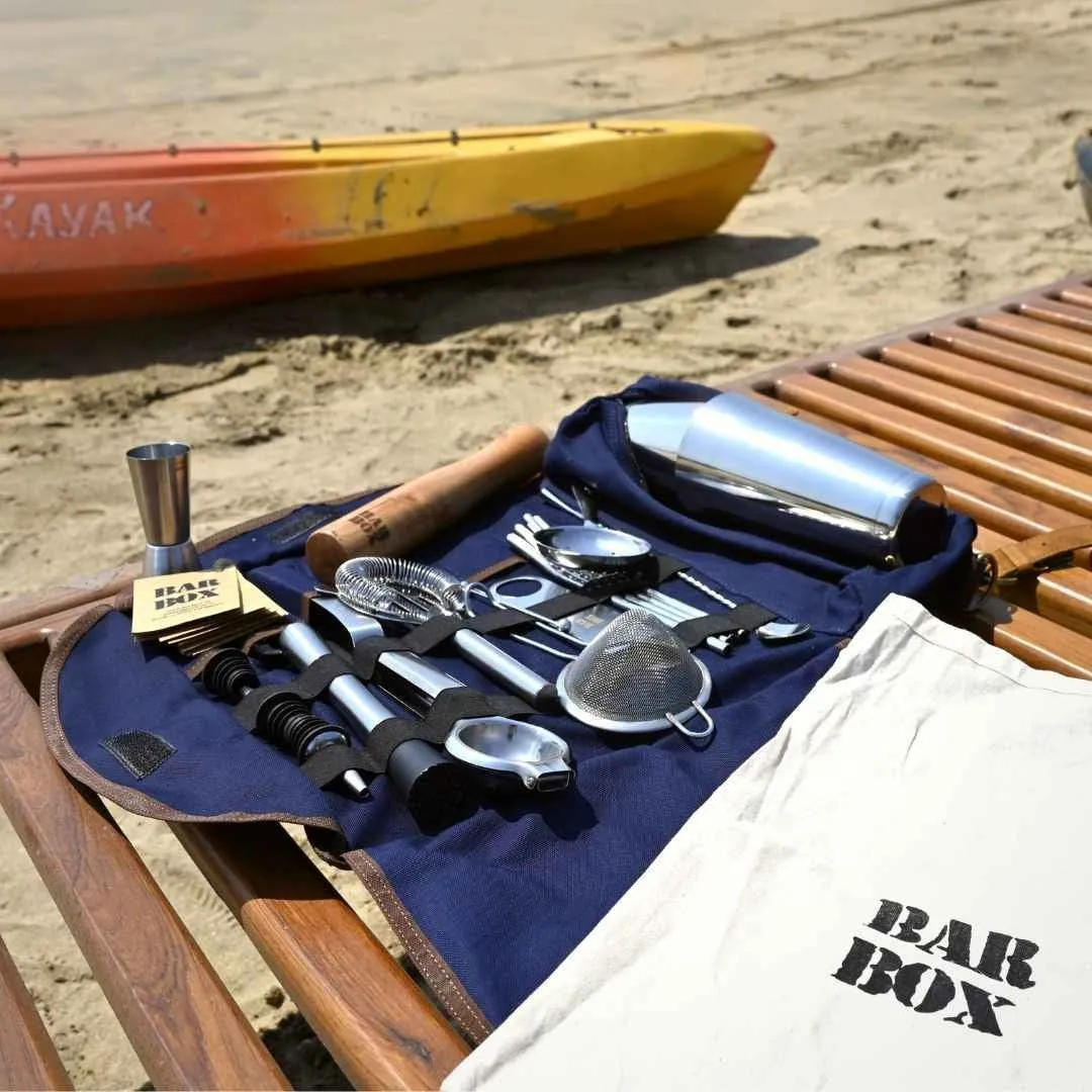 Mega Bartender Travel Kit Bag (Blue)(24pcs)