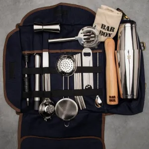 Mega Bartender Travel Kit Bag (Blue)(24pcs)
