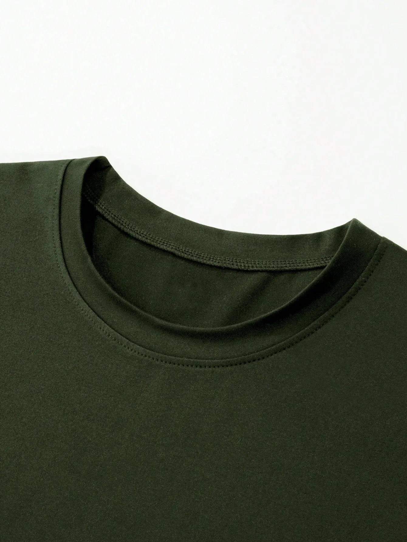 Men's Casual Summer Slogan T-Shirt, Cross Print, Round Neck, Short Sleeve
