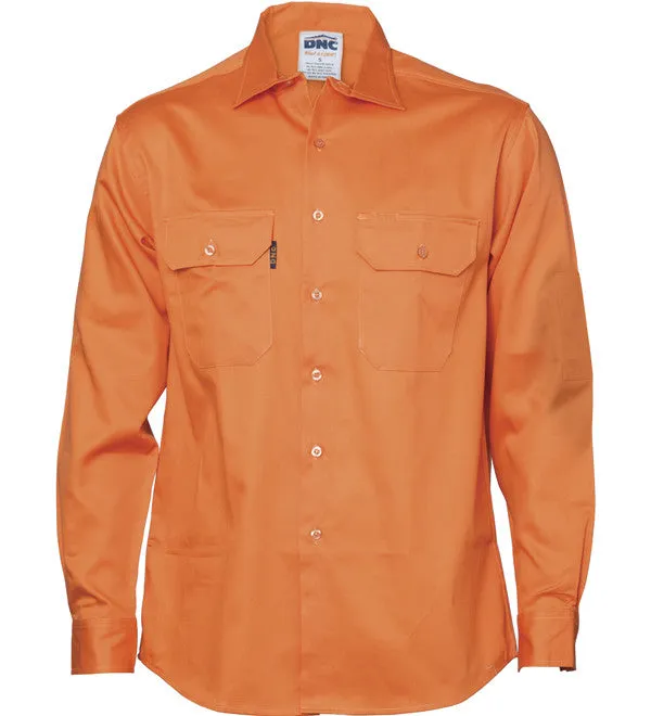 Mens Cool-Breeze Long Sleeve Work Shirt