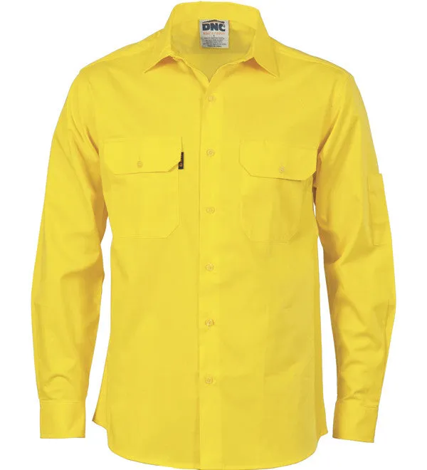Mens Cool-Breeze Long Sleeve Work Shirt
