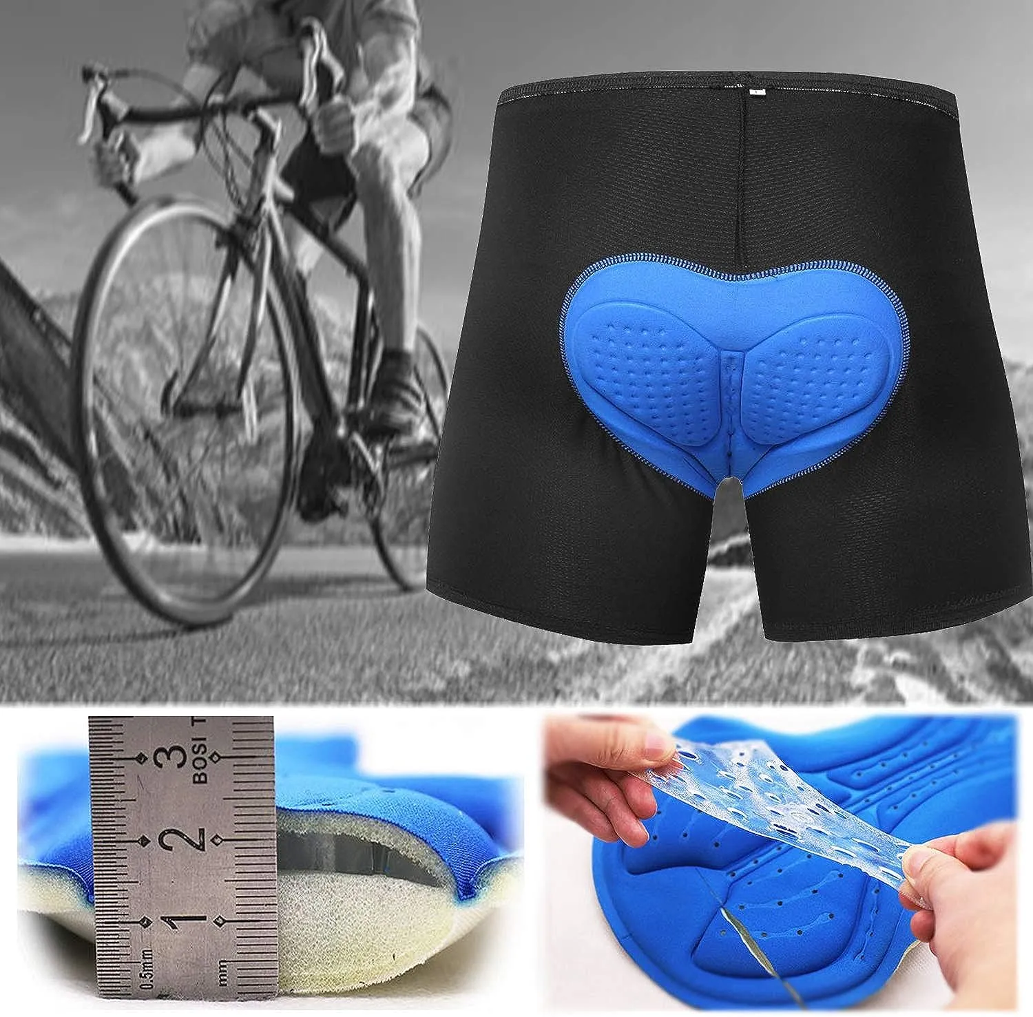 Men's Padded Mountain Bike Shorts 27