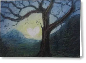 Midnight Hearts - Greeting Card