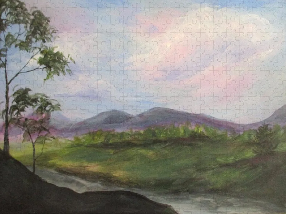 Misty Landscape - Puzzle