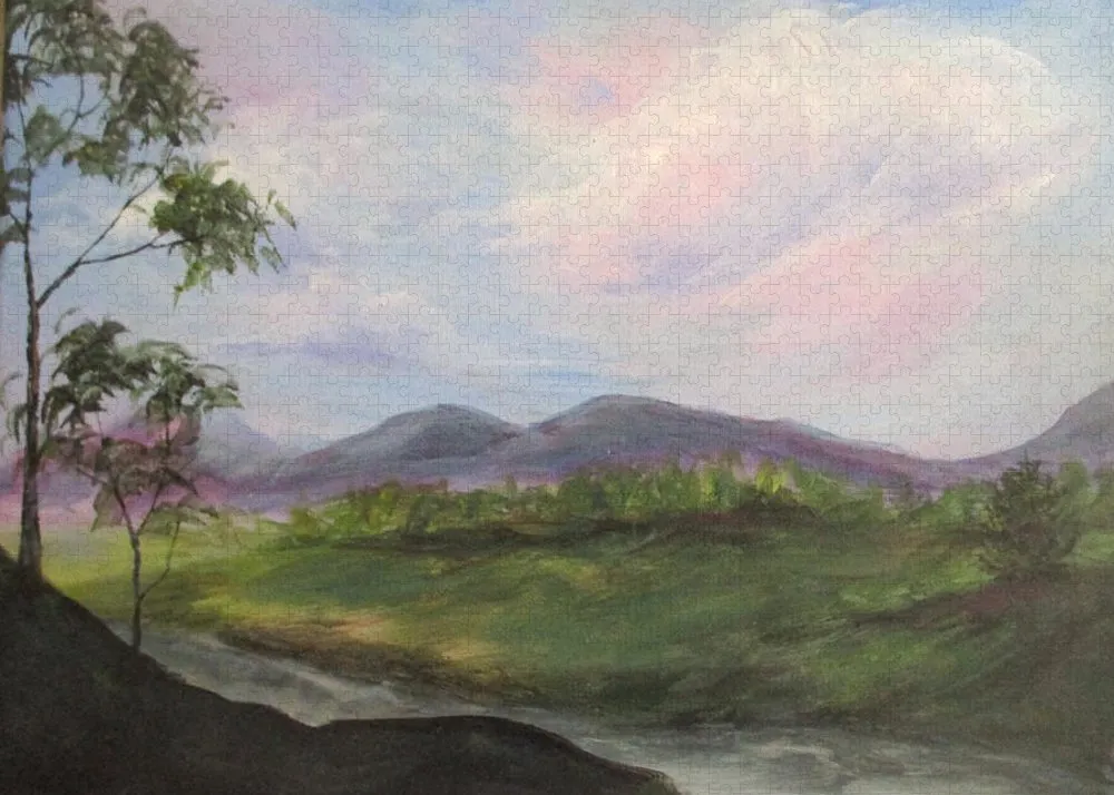 Misty Landscape - Puzzle