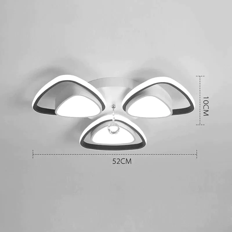 Modern Light Luxury High Grade Atmospheric Crystal Ceiling Lamp