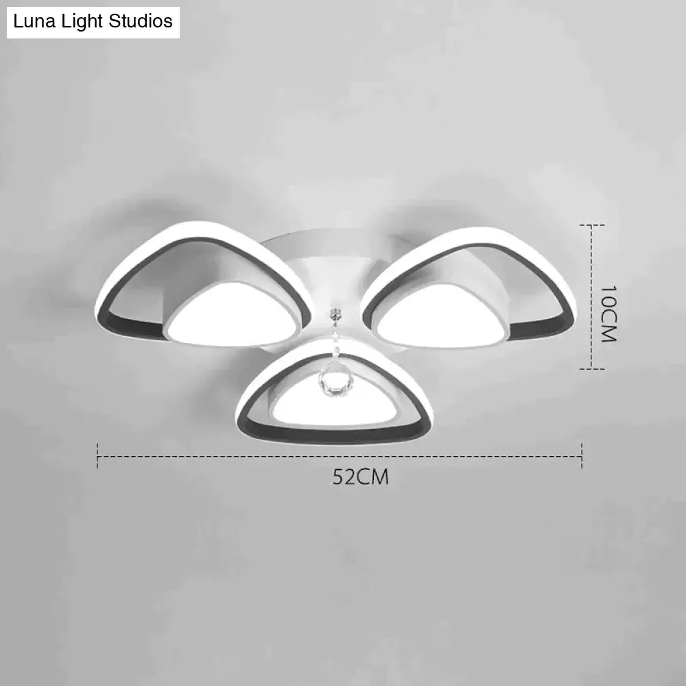 Modern Light Luxury High Grade Atmospheric Crystal Ceiling Lamp