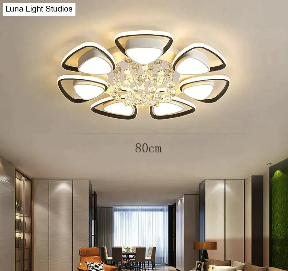 Modern Light Luxury High Grade Atmospheric Crystal Ceiling Lamp