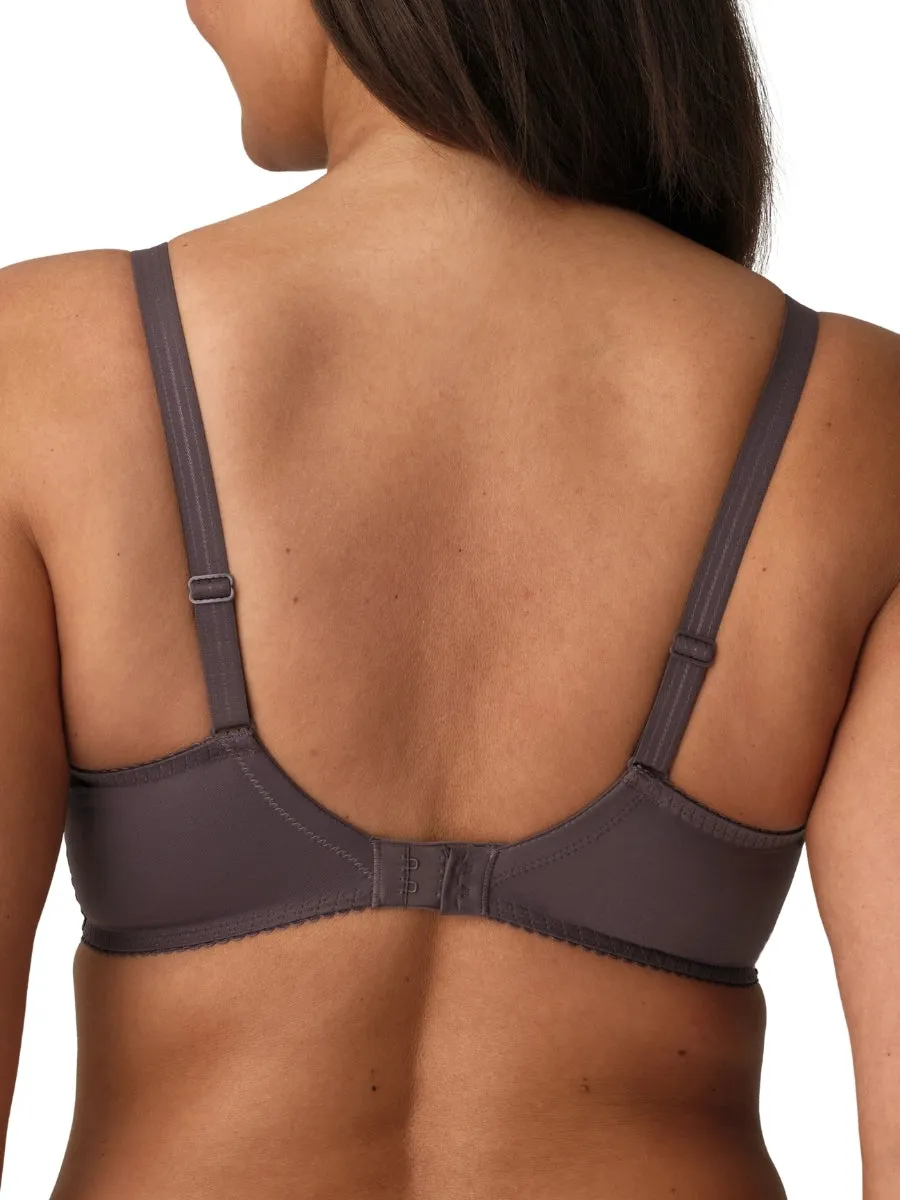 Mohala Vertical Seam Balcony Bra - Eye Shadow