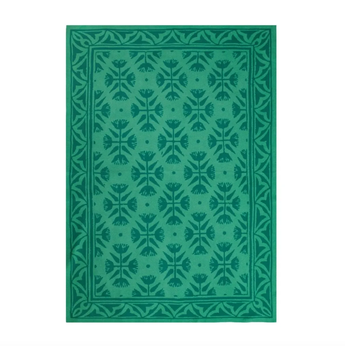 Monaco Arsenic Green Cashmere Blankets by Saved New York