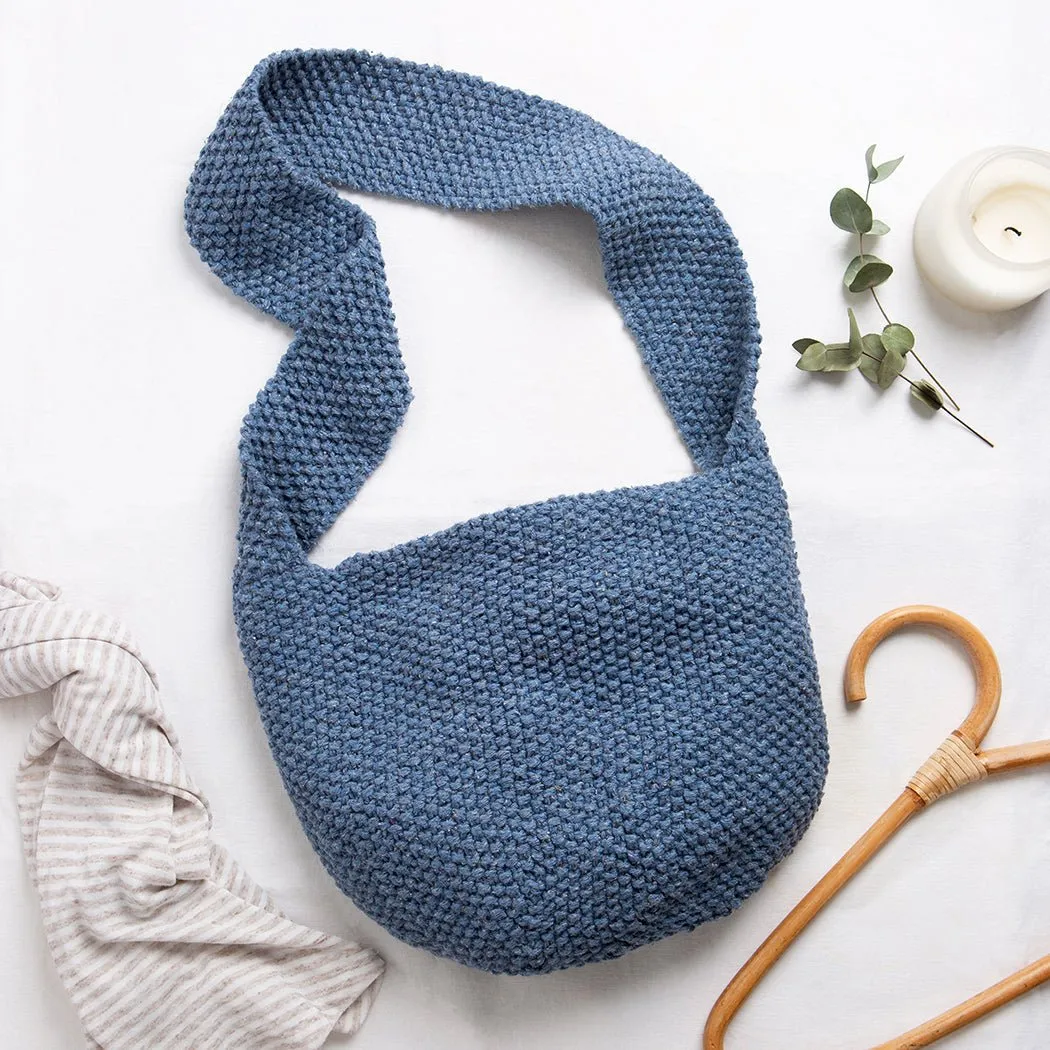 Moss Stitch Bag Knitting Kit