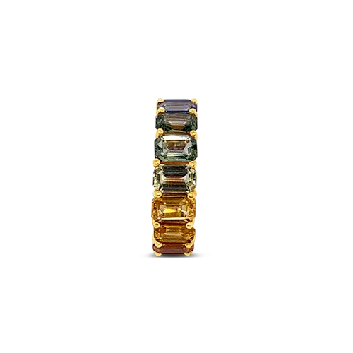 Multi-colored Sapphire Ring