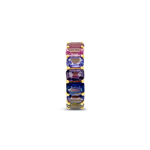 Multi-colored Sapphire Ring