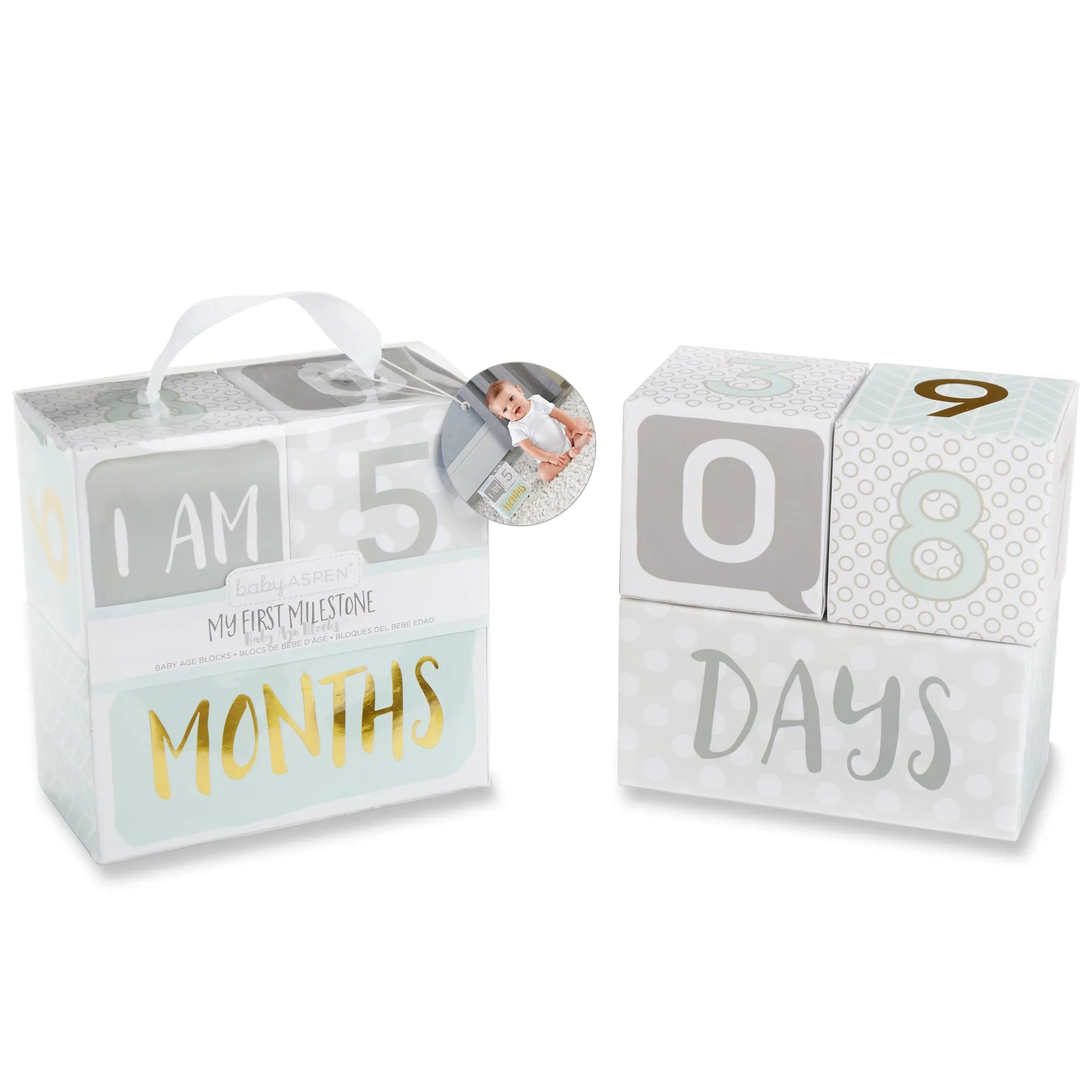 My First Milestone Baby Age Blocks