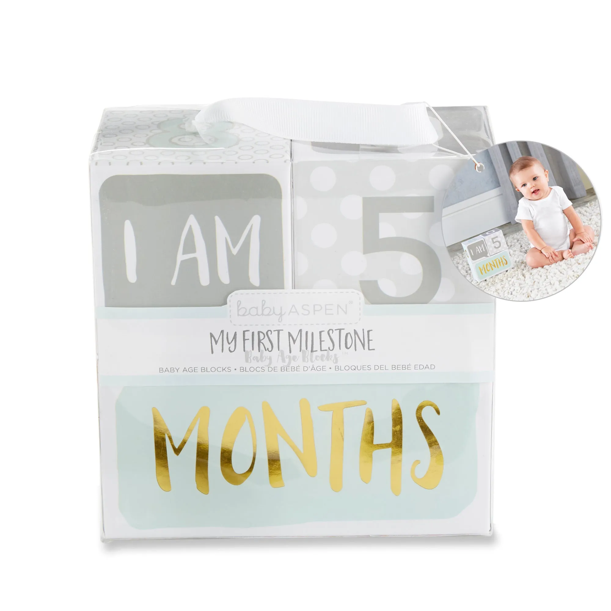 My First Milestone Baby Age Blocks