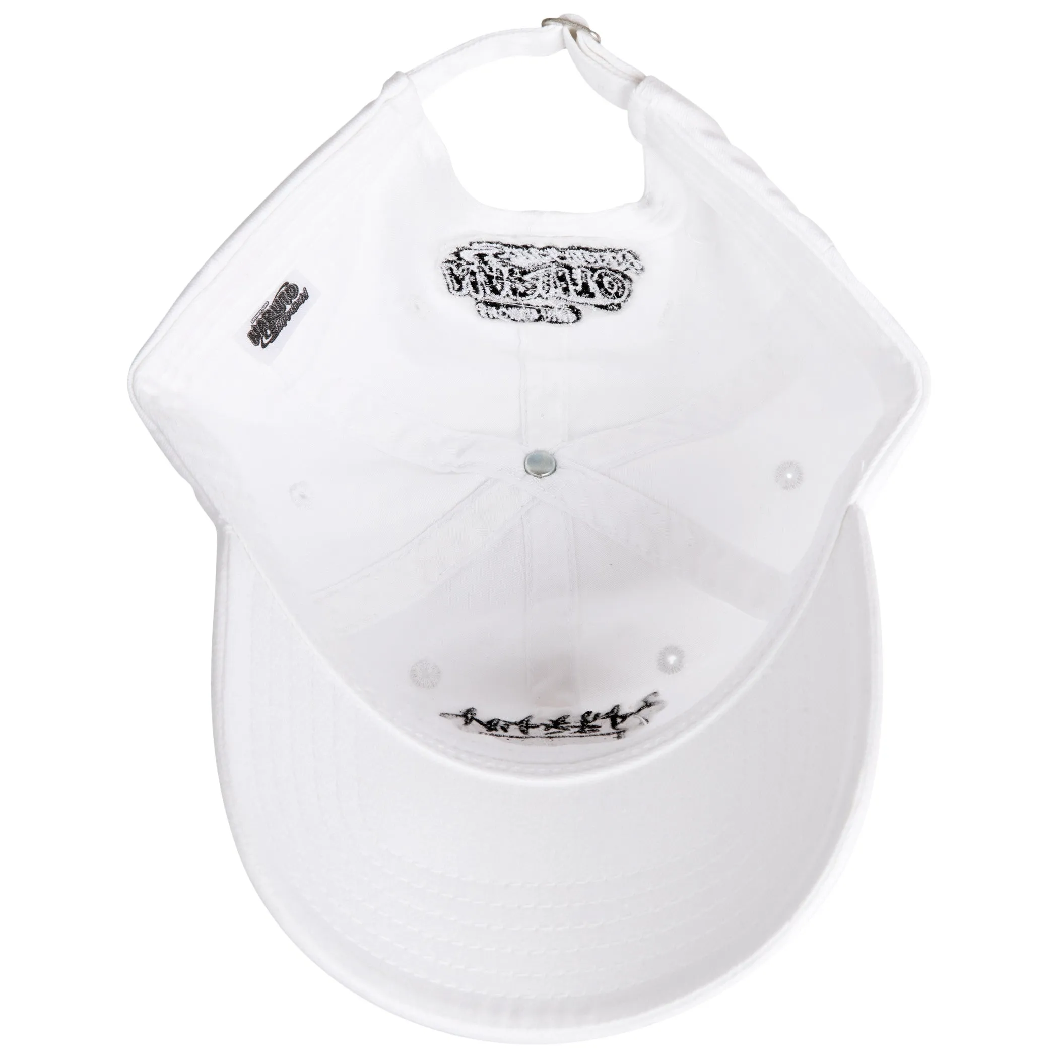 Naruto Uzumaki Character w/ Uzumaki Japanese Text White Strapback Hat