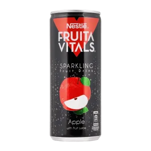 NESTLE FRUITA VITALS SPARKLING APPLE JUICE CAN 250ML