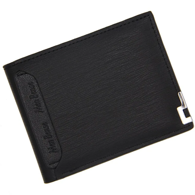 New Men Leather Bifold Wallet