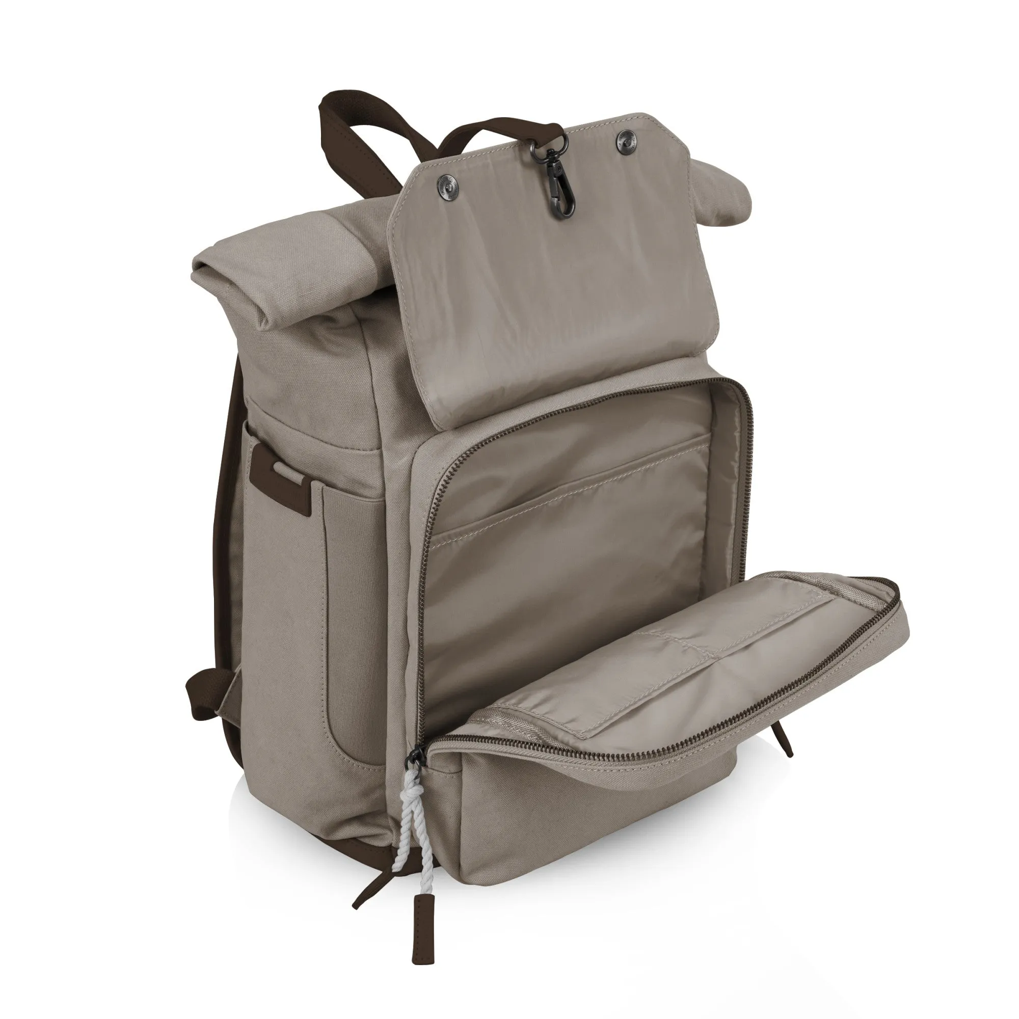 New Orleans Saints - Carmel Roll Top Picnic Backpack Cooler