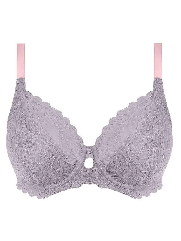 Offbeat Plunge Bra - Mineral Grey
