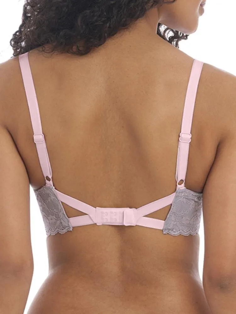 Offbeat Plunge Bra - Mineral Grey