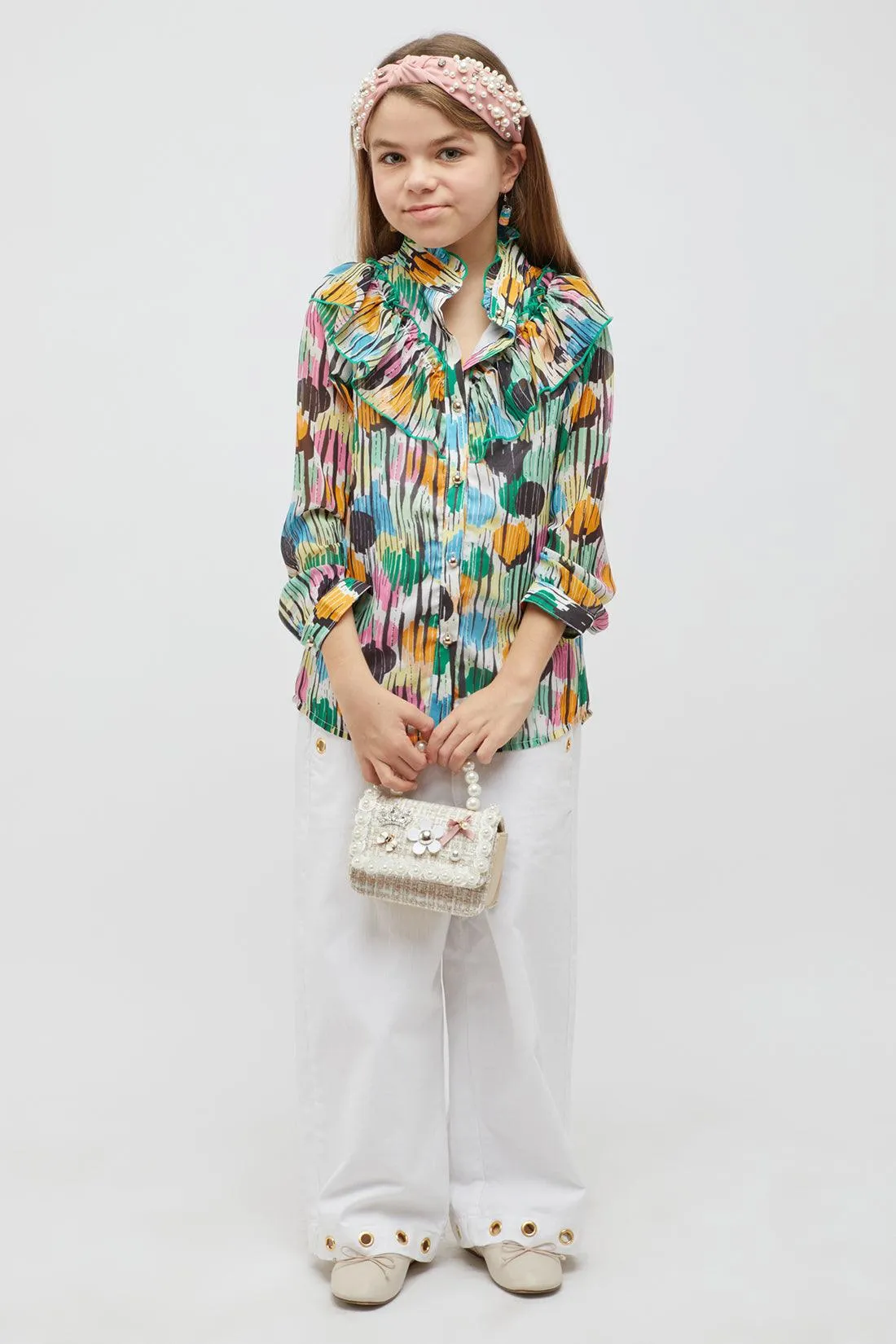 One Friday Multi Colored Printed Top