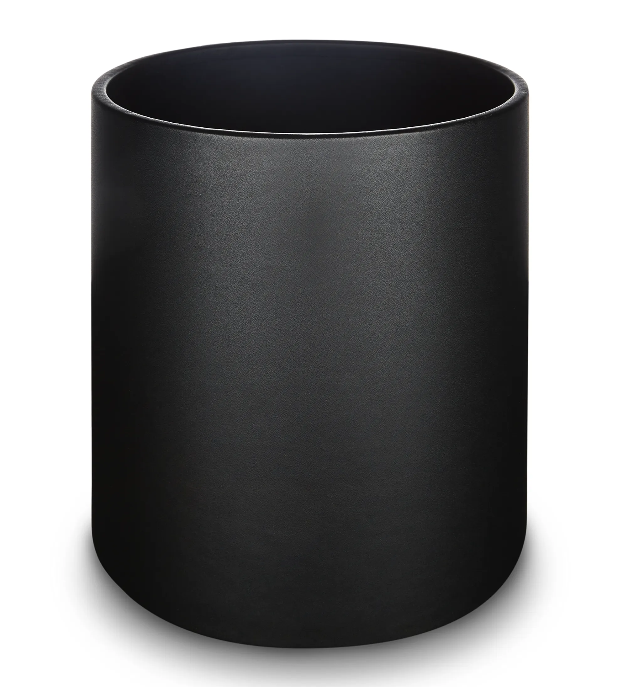 Oxford Circus - Black Faux Leather Waste Bin