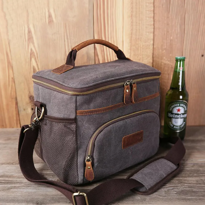 Personalized Beer Cooler Bag, Groomsmen Gift, Monogrammed Insulated Cooler Bag, Custom Gift for Men, Large Cooler Bag, Beach Cooler