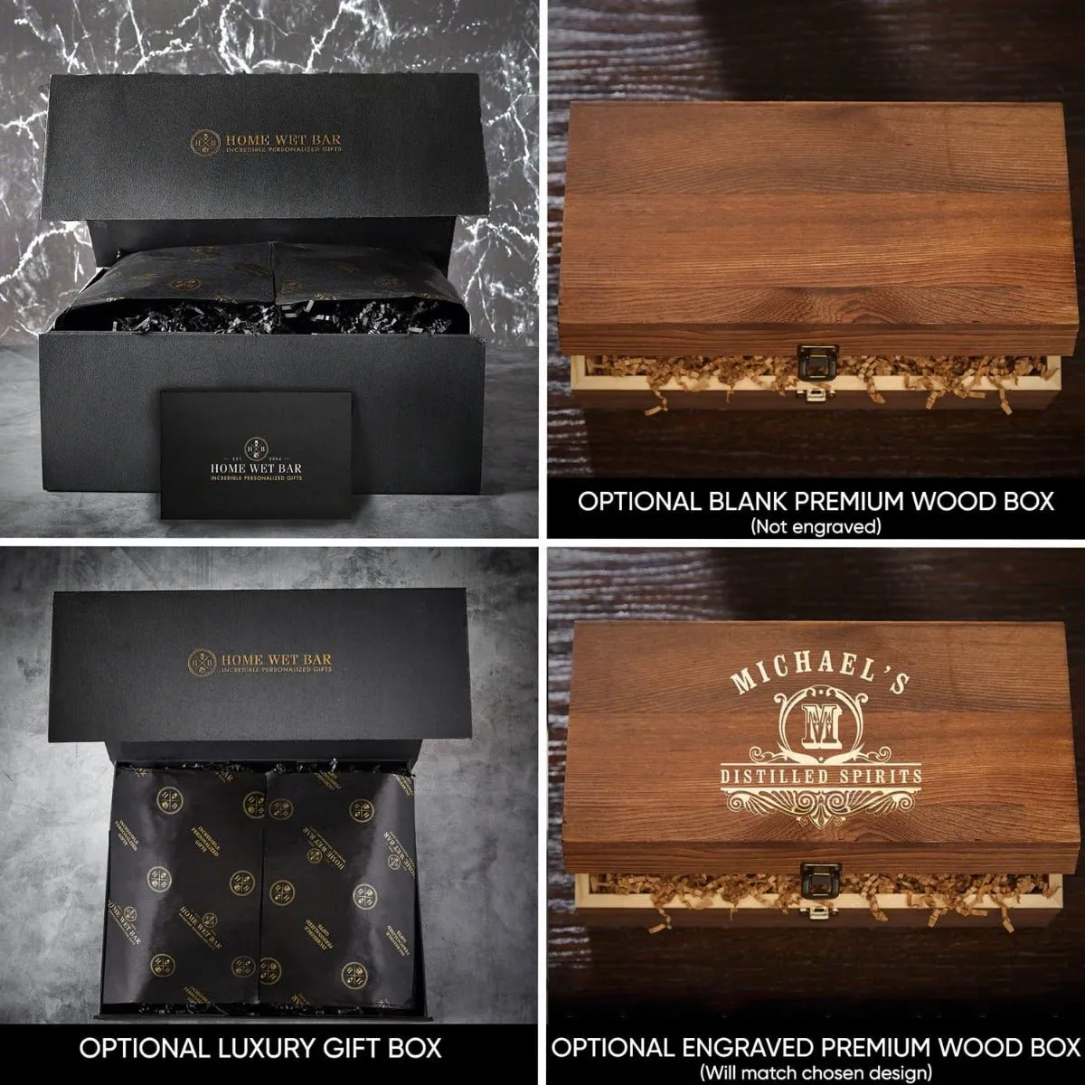 Personalized Golf Gifts Set with Flask