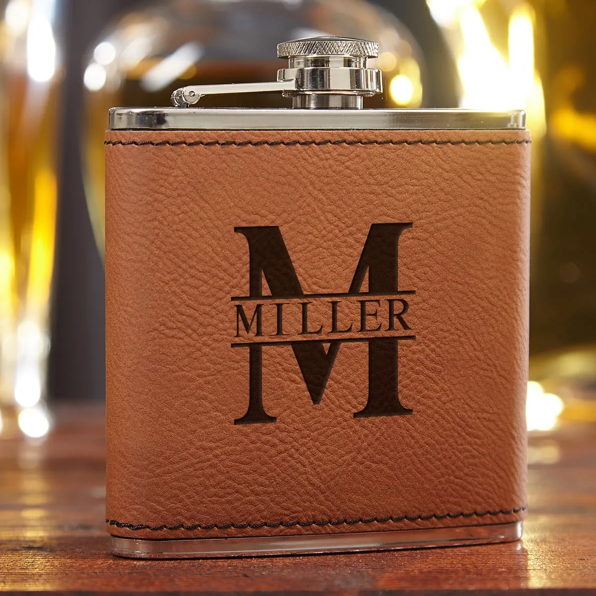 Personalized Golf Gifts Set with Flask