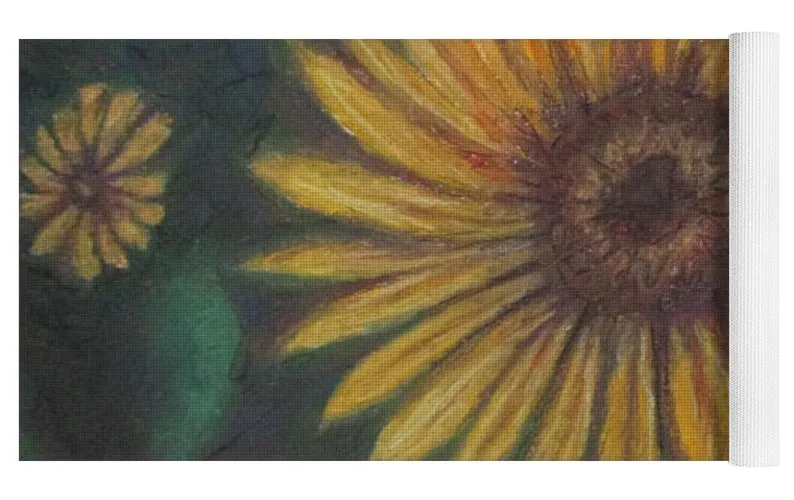 Petal of Yellows - Yoga Mat