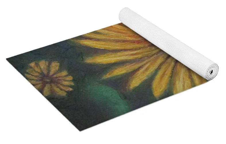 Petal of Yellows - Yoga Mat