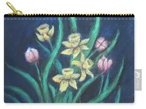Plush Blooms ~ Carry-All Pouch