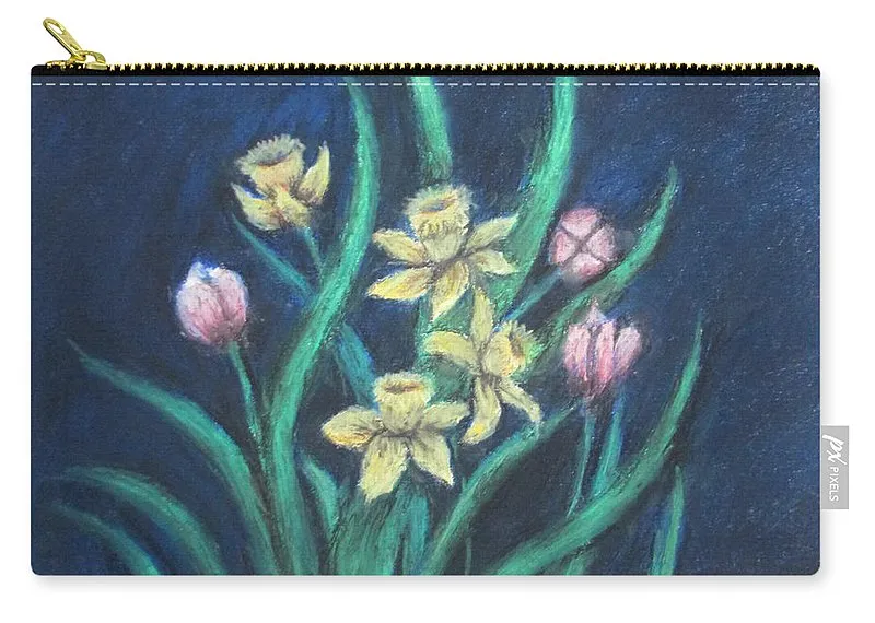 Plush Blooms ~ Carry-All Pouch