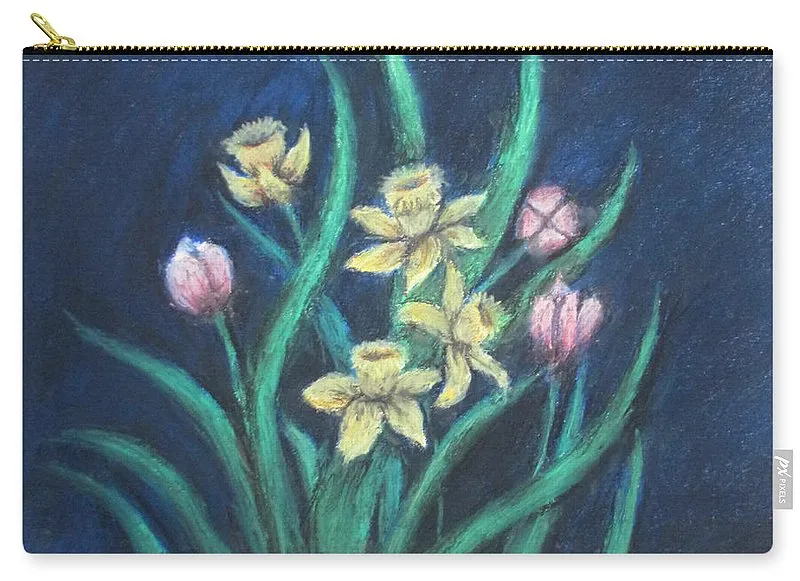 Plush Blooms ~ Carry-All Pouch