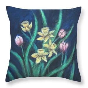 Plush Blooms ~ Throw Pillow