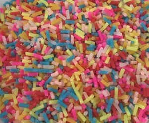 Polymer Clay Sprinkles 1mm-5mm 20gm Bright