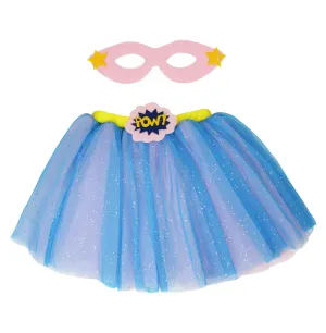 Popatu Super girl Skirt with Eye Cover