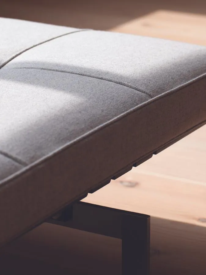 Poul Kjaerholm PK80 Daybed in Natural Canvas by Fritz Hansen