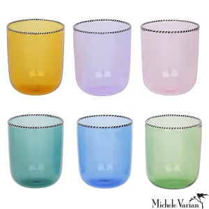 Rainbow Glasses Set of 6